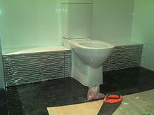 Tiled Bathroom 02 - 09 - Fitting Toilet